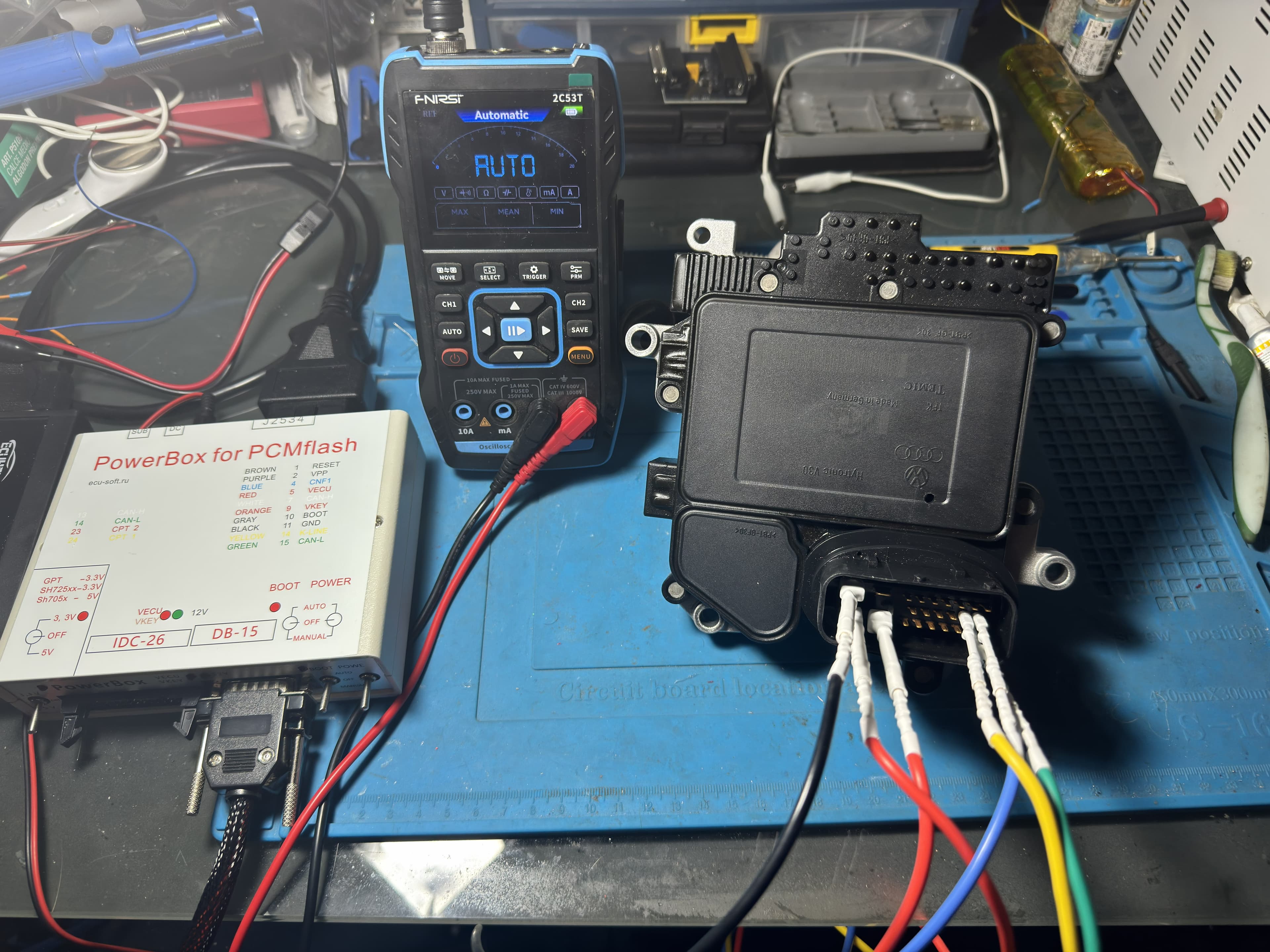 Clonación y programación - TCM Audi A4 1.8